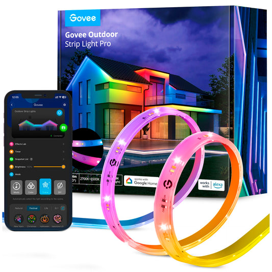 Govee - LED Phantasy Outdoor Strip Light 10 Meter