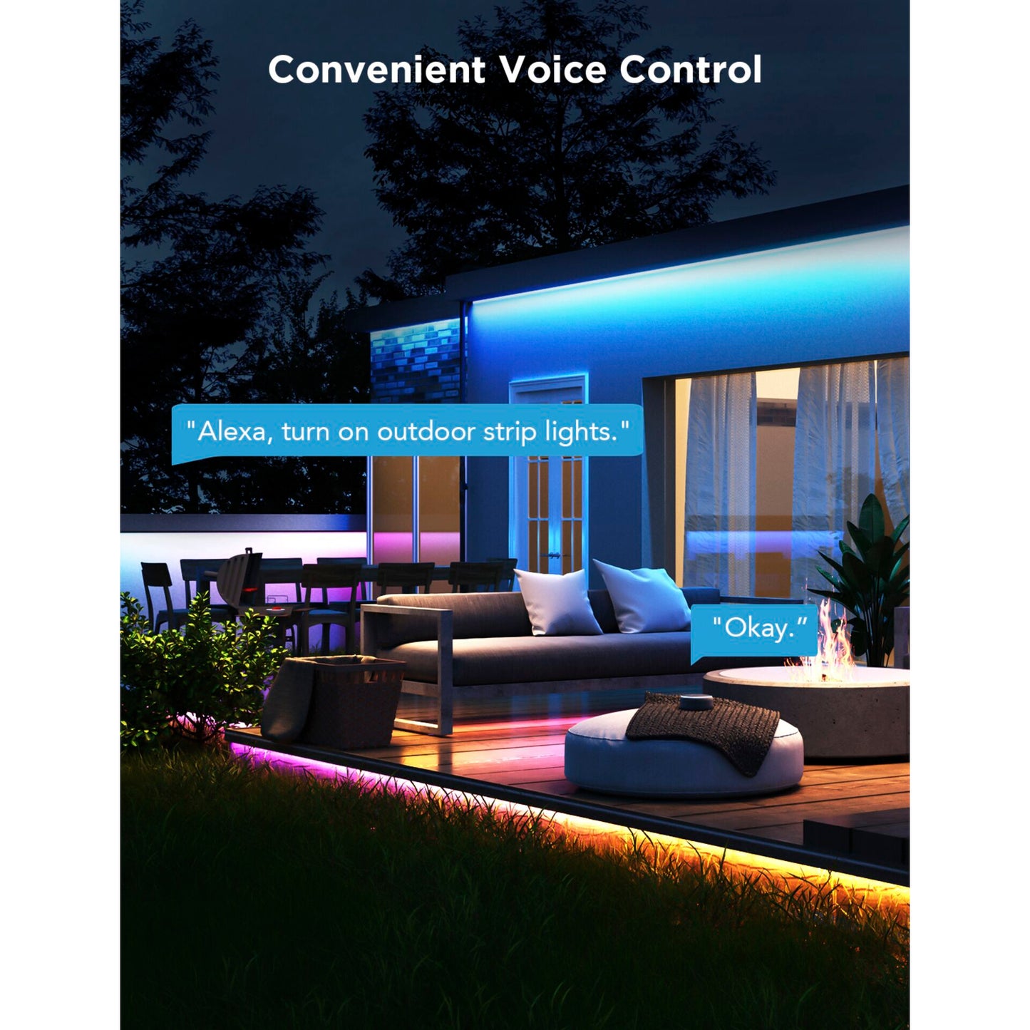 Govee - LED Phantasy Outdoor Strip Light 10 Meter
