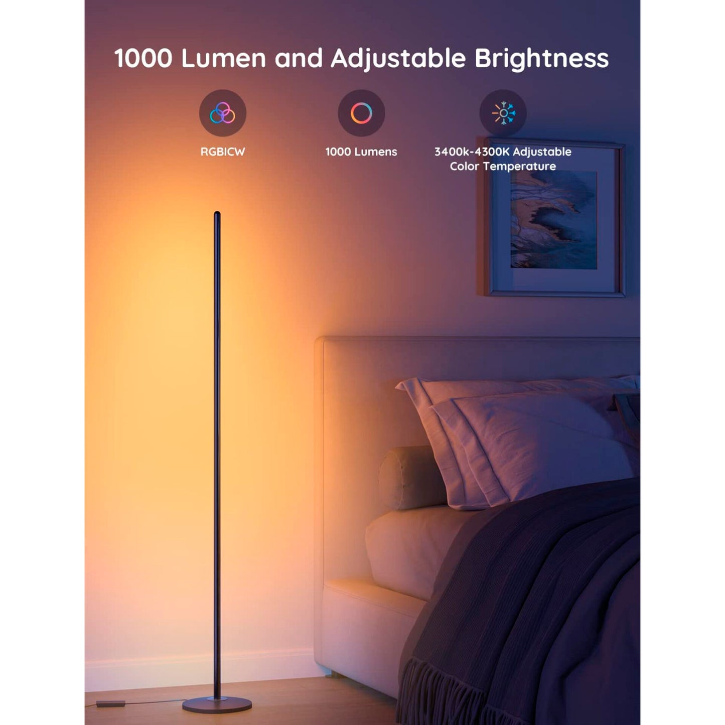 Govee - Smart Corner Floor Lamp