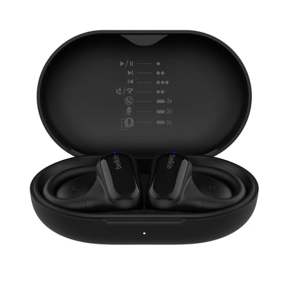 Belkin Soundform Clearfit Wirel. In-Ear Headphones bl. AUC013ctBK